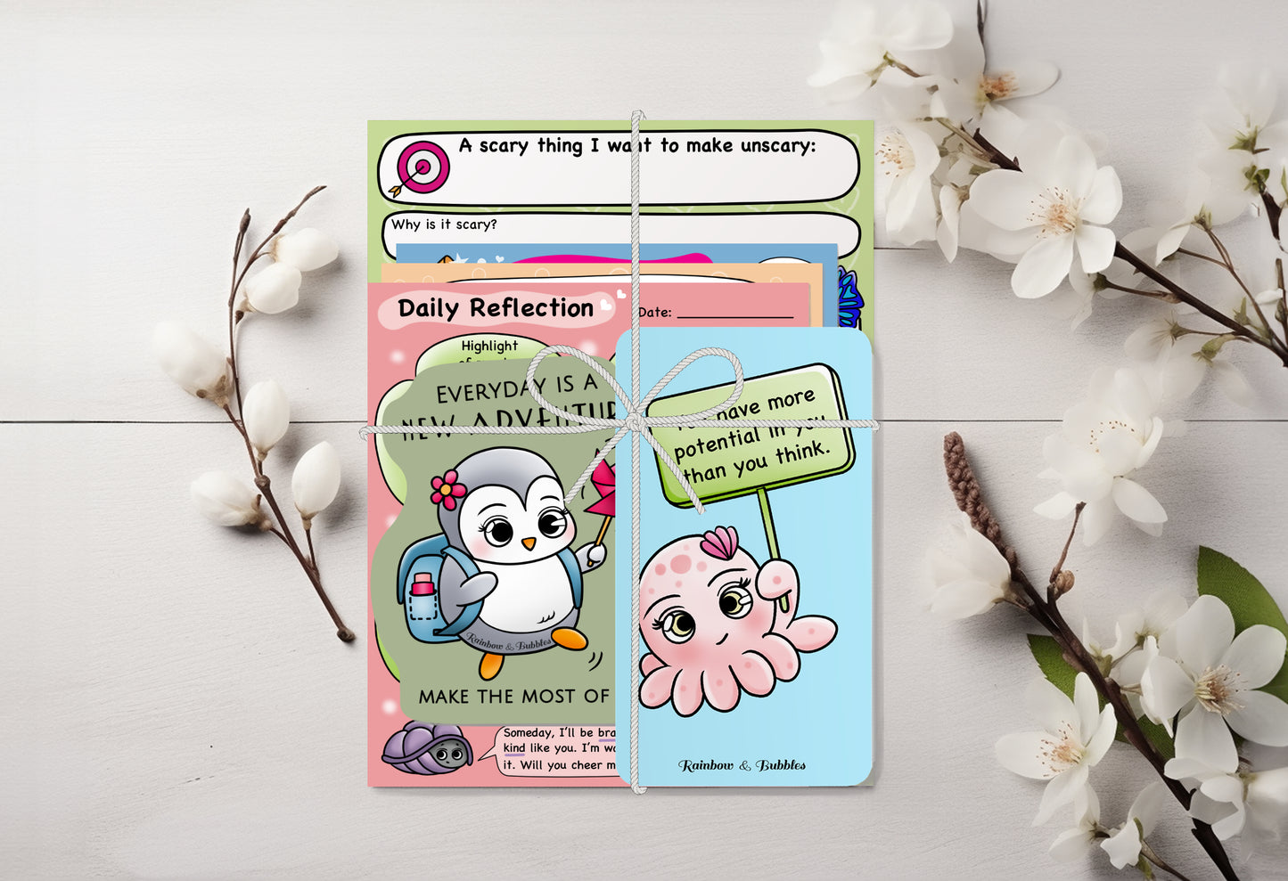 Kawaii toolkit from Rainbow & Bubbles to help with imposter syndrome.