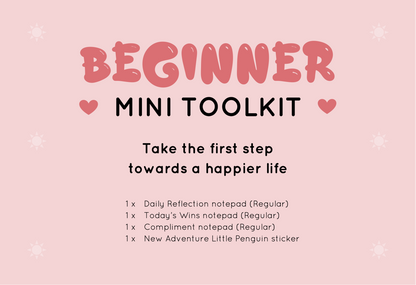 Beginner kawaii mini toolkit from Rainbow & Bubbles to help you feel happier every day.