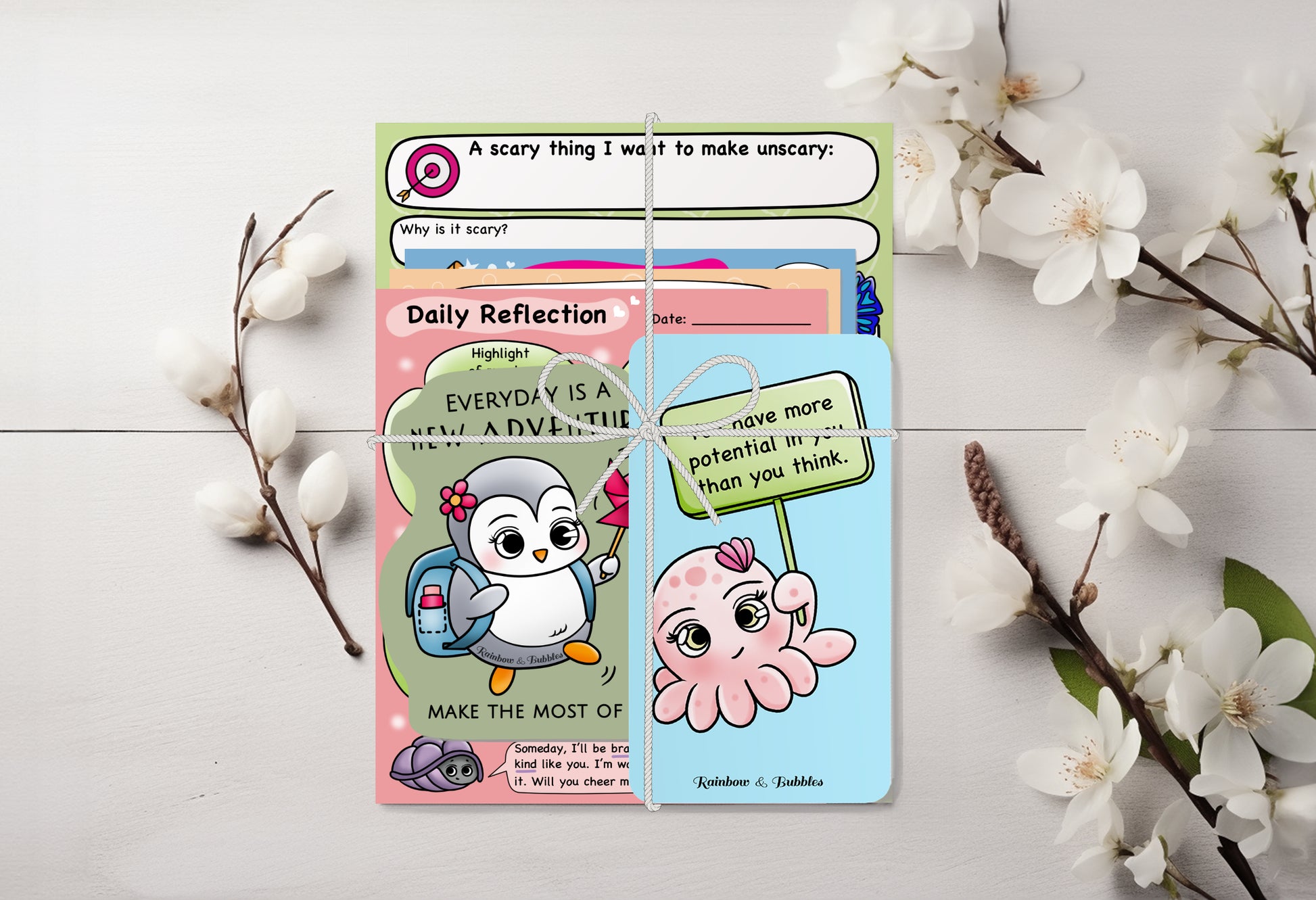 Kawaii toolkit from Rainbow & Bubbles to help with imposter syndrome.
