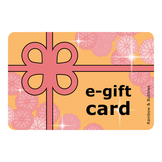Rainbow & Bubbles e-gift card/
